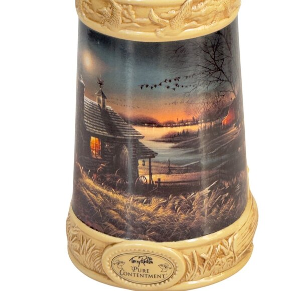 Hadley Coll. Perfect Getaway Series Terry Redlin Shoreline Neighbors Beer Stien - Picture 6 of 9